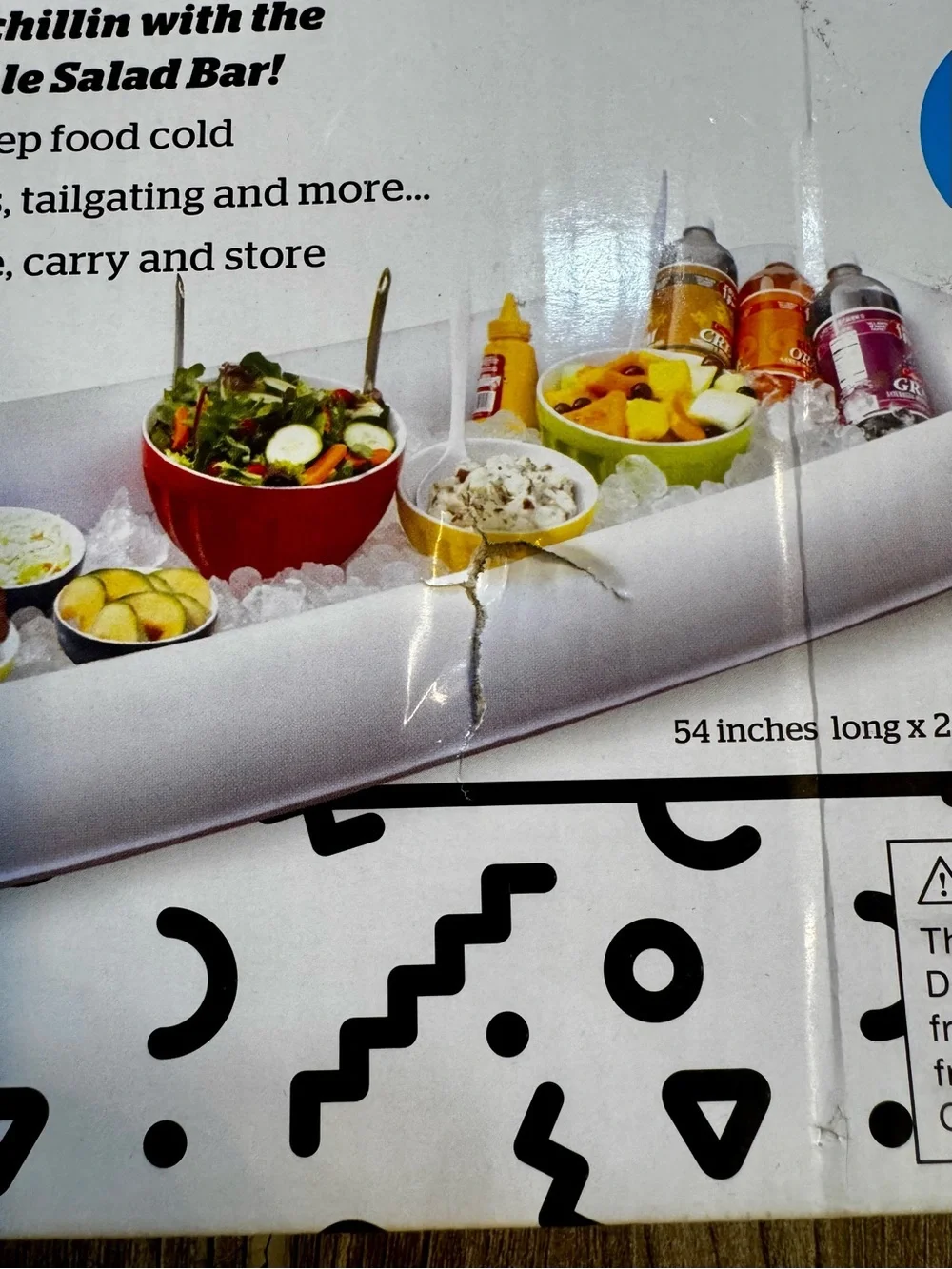 BigMouth Inflatable Salad Bar - White